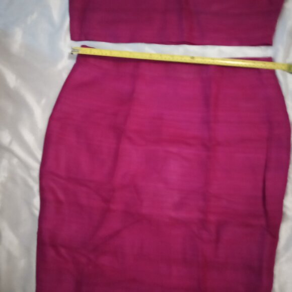 handmade two-piece women's thin strap burgund top size2XL-3XL skirt sizeXL boho - Picture 5 of 10